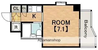 アルテハイム天王寺【6階】の間取り