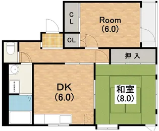 ピュアハイツ天王寺【401号室】の間取り
