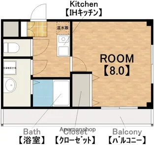 グレースフルレジデンス阿倍野【4階】の間取り