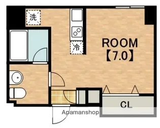 FDS KOHAMA WEST【605号室】の間取り