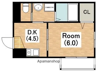 ラ・ルーチェ逢坂【3階】の間取り