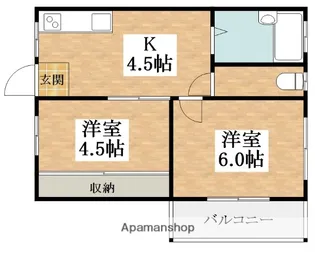 サンライズマンション【301号室】の間取り
