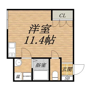谷4プラザ【503号室】の間取り