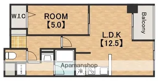 セレッソコート上本町EAST【705号号室】の間取り