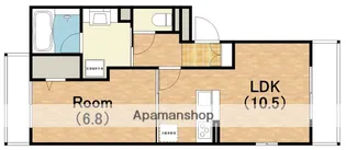 アゴーラ針中野【1階】の間取り