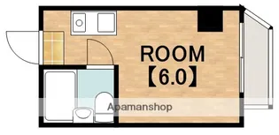 1Rの間取り画像