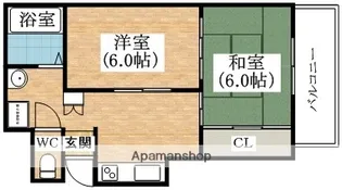 キャンベラビル【301号室】の間取り