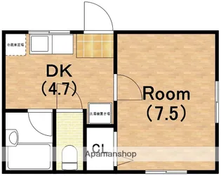 リファインフラッツ【1階】の間取り