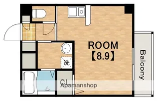 ラシーヌ天王寺【2階】の間取り