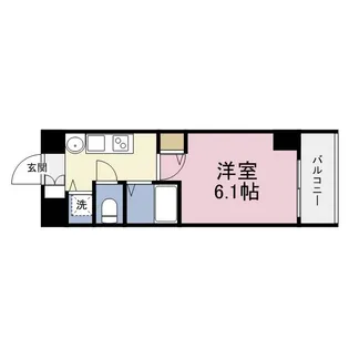 プレサンス大阪城公園パークプレイス【0402号室】の間取り