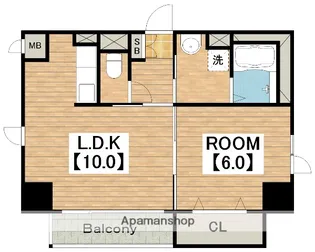 プライマリィK【8階】の間取り
