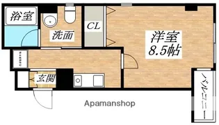 パラード天王寺【8階】の間取り