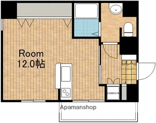 メゾン夕陽ヶ丘(上本町)【602号室】の間取り