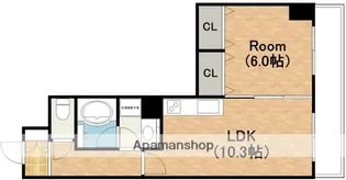 サージュ天王寺【10階】の間取り