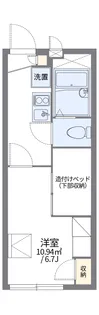レオパレスURIWARI【1階】の間取り