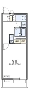 レオネクストアロマルカネハイツ【4階】の間取り