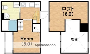 Grand Jete 天王寺東【2階】の間取り