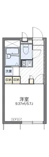 レオパレス六条【1階】の間取り