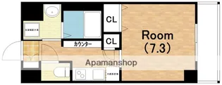 アクアプレイス天王寺アイ【4階】の間取り