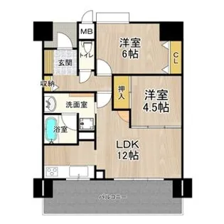 フェニックス堺東【902号室】の間取り