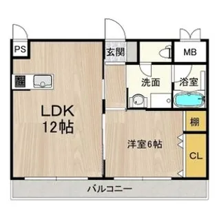 大正メゾン【7階】の間取り