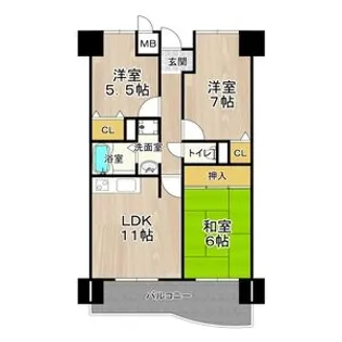 エヌズ【8階】の間取り