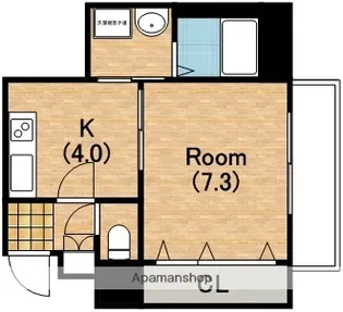 ソレアード昼ヶ丘【1階】の間取り