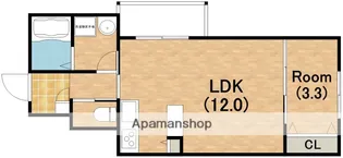 グロリアハイツ【1階】の間取り