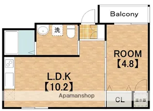 FMAISONLOREⅤ番館【1階】の間取り