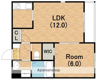 ジャルダン佐季【3階】の間取り