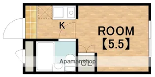 パシフィック新今宮【7階】の間取り