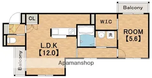 グランパシフィックパインスクエア【3階】の間取り