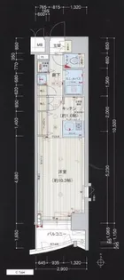 プレサンス本町プライム【3階】の間取り