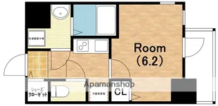 大阪府大阪市天王寺区空堀町【マンション】の間取り