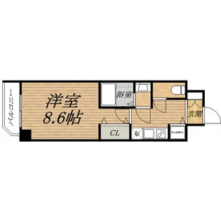 プレサンス本町エクストラ【10階】の間取り