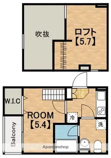 フィエスタ北島【1階】の間取り