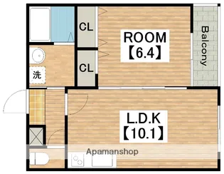 フジパレス西加賀屋【1階】の間取り