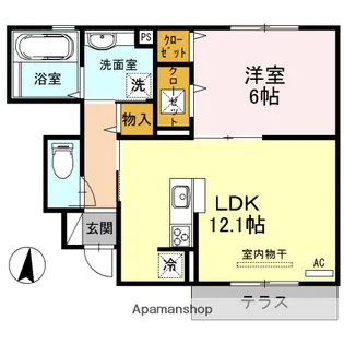 DEARCOURT【1階】の間取り