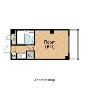 メゾン真法院【5階】の間取り