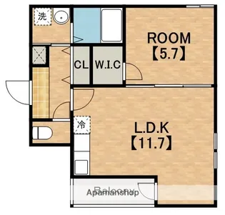 フジパレス西住之江Ⅲ番館【2階】の間取り