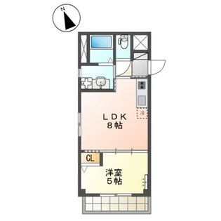 ボナール ディアコート【301号室】の間取り
