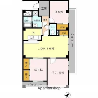 オリオノハイムⅡ【1階】の間取り