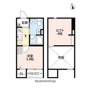 レグルス【1階】の間取り