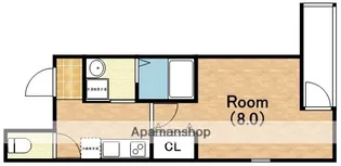 フジパレス我孫子前Ⅰ番館【2階】の間取り