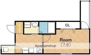 フジパレス我孫子前Ⅱ番館【3階】の間取り