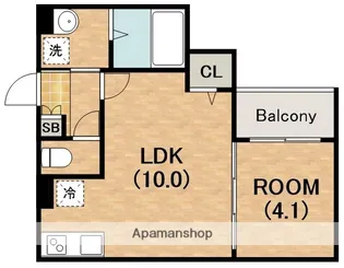 ハルカス今川 【1階】の間取り