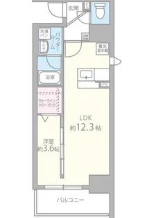 ソシオ心斎橋【9階】の間取り