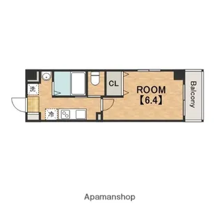 みおつくし粉浜【4階】の間取り