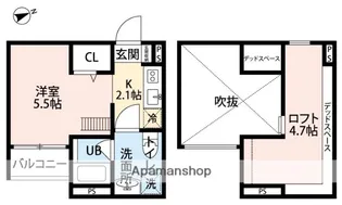 LORE(ロア)【2階】の間取り