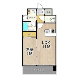 プレジオ内代【904号室】の間取り